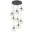 Hammerton Studio - CHB0064-08-MB-A-C01-E2 - Eight Light Pendant - Nebula - Matte Black