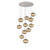 Hammerton Studio - CHB0064-11-BS-B-C01-E2 - 11 Light Pendant - Nebula - Beige Silver