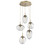 Hammerton Studio - CHB0065-05-GB-C-C01-E2 - Five Light Pendant - Cosmos - Gilded Brass