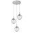 Hammerton Studio - CHB0066-03-CS-FC-C01-L1 - LED Pendant - Aster - Classic Silver