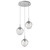 Hammerton Studio - CHB0066-03-CS-GC-C01-L3 - LED Pendant - Aster - Classic Silver