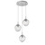 Hammerton Studio - CHB0066-03-CS-ZC-C01-L3 - LED Pendant - Aster - Classic Silver