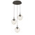 Hammerton Studio - CHB0066-03-FB-FA-C01-L3 - LED Pendant - Aster - Flat Bronze