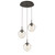 Hammerton Studio - CHB0066-03-FB-GA-C01-L1 - LED Pendant - Aster - Flat Bronze