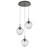 manufacturer_finish:Graphite|manufacturer_glass:Floret Crystal Inner - Clear Outer|light_output:Unspecified|color_temperature:2700K|cri:Unspecified|voltage:Unspecified