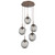 Hammerton Studio - CHB0066-05-BB-GS-C01-L3 - LED Pendant - Aster - Burnished Bronze