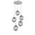 manufacturer_finish:Classic Silver|manufacturer_glass:Geo Crystal Inner - Smoke Outer|light_output:Unspecified|color_temperature:2700K|cri:Unspecified|voltage:Unspecified