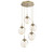 Hammerton Studio - CHB0066-05-GB-GA-C01-L1 - LED Pendant - Aster - Gilded Brass