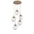 Hammerton Studio - CHB0066-05-NB-ZC-C01-L3 - LED Pendant - Aster - Novel Brass