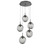 manufacturer_finish:Graphite|manufacturer_glass:Floret Crystal Inner - Smoke Outer|light_output:Unspecified|color_temperature:3000K|cri:Unspecified|voltage:Unspecified