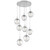 Hammerton Studio - CHB0066-08-CS-GC-C01-L3 - LED Pendant - Aster - Classic Silver