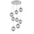 Hammerton Studio - CHB0066-08-CS-ZS-C01-L1 - LED Pendant - Aster - Classic Silver