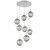 manufacturer_finish:Classic Silver|manufacturer_glass:Floret Crystal Inner - Smoke Outer|light_output:Unspecified|color_temperature:3000K|cri:Unspecified|voltage:Unspecified