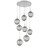 manufacturer_finish:Classic Silver|manufacturer_glass:Geo Crystal Inner - Smoke Outer|light_output:Unspecified|color_temperature:3000K|cri:Unspecified|voltage:Unspecified