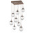 manufacturer_finish:Burnished Bronze|manufacturer_glass:Floret Crystal Inner - Clear Outer|light_output:Unspecified|color_temperature:2700K|cri:Unspecified|voltage:Unspecified