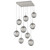 Hammerton Studio - CHB0066-09-BS-GS-C01-L1 - LED Pendant - Aster - Beige Silver