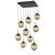 manufacturer_finish:Flat Bronze|manufacturer_glass:Geo Crystal Inner - Bronze Outer|light_output:Unspecified|color_temperature:3000K|cri:Unspecified|voltage:120.00V