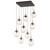 Hammerton Studio - CHB0066-09-FB-ZA-C01-L3 - LED Pendant - Aster - Flat Bronze