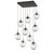 Hammerton Studio - CHB0066-09-FB-ZC-C01-L3 - LED Pendant - Aster - Flat Bronze