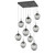manufacturer_finish:Graphite|manufacturer_glass:Floret Crystal Inner - Smoke Outer|light_output:Unspecified|color_temperature:3000K|cri:Unspecified|voltage:Unspecified