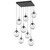 manufacturer_finish:Matte Black|manufacturer_glass:Floret Crystal Inner - Clear Outer|light_output:3060.00lm|color_temperature:2700K|cri:93|voltage:120.00V