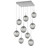 manufacturer_finish:Classic Silver|manufacturer_glass:Floret Crystal Inner - Smoke Outer|light_output:Unspecified|color_temperature:2700K|cri:Unspecified|voltage:Unspecified