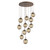 Hammerton Studio - CHB0066-11-BB-GB-C01-L3 - LED Pendant - Aster - Burnished Bronze