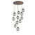 Hammerton Studio - CHB0066-11-BB-GS-C01-L3 - LED Pendant - Aster - Burnished Bronze