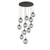 Hammerton Studio - CHB0066-11-FB-FS-C01-L3 - LED Pendant - Aster - Flat Bronze