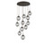 Hammerton Studio - CHB0066-11-FB-ZS-C01-L3 - LED Pendant - Aster - Flat Bronze