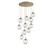 Hammerton Studio - CHB0066-11-GB-FC-C01-L1 - LED Pendant - Aster - Gilded Brass