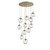 Hammerton Studio - CHB0066-11-GB-ZC-C01-L3 - LED Pendant - Aster - Gilded Brass