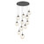 Hammerton Studio - CHB0066-11-GP-FA-C01-L3 - LED Pendant - Aster - Graphite