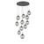 Hammerton Studio - CHB0066-11-GP-FS-C01-L3 - LED Pendant - Aster - Graphite