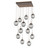 Hammerton Studio - CHB0066-12-BB-FS-C01-L3 - LED Pendant - Aster - Burnished Bronze
