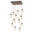 Hammerton Studio - CHB0066-12-BB-GA-C01-L1 - LED Pendant - Aster - Burnished Bronze