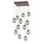 Hammerton Studio - CHB0066-12-BB-GS-C01-L3 - LED Pendant - Aster - Burnished Bronze