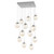 Hammerton Studio - CHB0066-12-CS-GA-C01-L1 - LED Pendant - Aster - Classic Silver