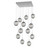 Hammerton Studio - CHB0066-12-CS-GS-C01-L3 - LED Pendant - Aster - Classic Silver