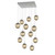 Hammerton Studio - CHB0066-12-CS-ZB-C01-L3 - LED Pendant - Aster - Classic Silver