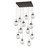 Hammerton Studio - CHB0066-12-FB-GC-C01-L3 - LED Pendant - Aster - Flat Bronze