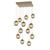 Hammerton Studio - CHB0066-12-GB-ZB-C01-L1 - LED Pendant - Aster - Gilded Brass