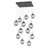 Hammerton Studio - CHB0066-12-GP-ZS-C01-L3 - LED Pendant - Aster - Graphite