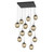 Hammerton Studio - CHB0066-12-MB-ZB-C01-L3 - LED Pendant - Aster - Matte Black
