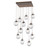 manufacturer_finish:Burnished Bronze|manufacturer_glass:Floret Crystal Inner - Clear Outer|light_output:Unspecified|color_temperature:2700K|cri:Unspecified|voltage:Unspecified