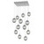 manufacturer_finish:Classic Silver|manufacturer_glass:Zircon Crystal Inner - Smoke Outer|light_output:Unspecified|color_temperature:3000K|cri:Unspecified|voltage:Unspecified