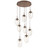 manufacturer_finish:Burnished Bronze|manufacturer_glass:Floret Crystal Inner - Amber Outer|light_output:Unspecified|color_temperature:2700K|cri:Unspecified|voltage:Unspecified