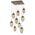 manufacturer_finish:Burnished Bronze|manufacturer_glass:Floret Crystal Inner - Bronze Outer|light_output:Unspecified|color_temperature:3000K|cri:Unspecified|voltage:Unspecified