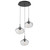 manufacturer_finish:Matte Black|manufacturer_glass:Geo Crystal Inner - Clear Outer|light_output:Unspecified|color_temperature:3000K|cri:Unspecified|voltage:120.00V