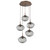 manufacturer_finish:Burnished Bronze|manufacturer_glass:Floret Crystal Inner - Smoke Outer|light_output:Unspecified|color_temperature:2700K|cri:Unspecified|voltage:Unspecified